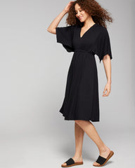 Flutter Sleeve Short Bra Dress
