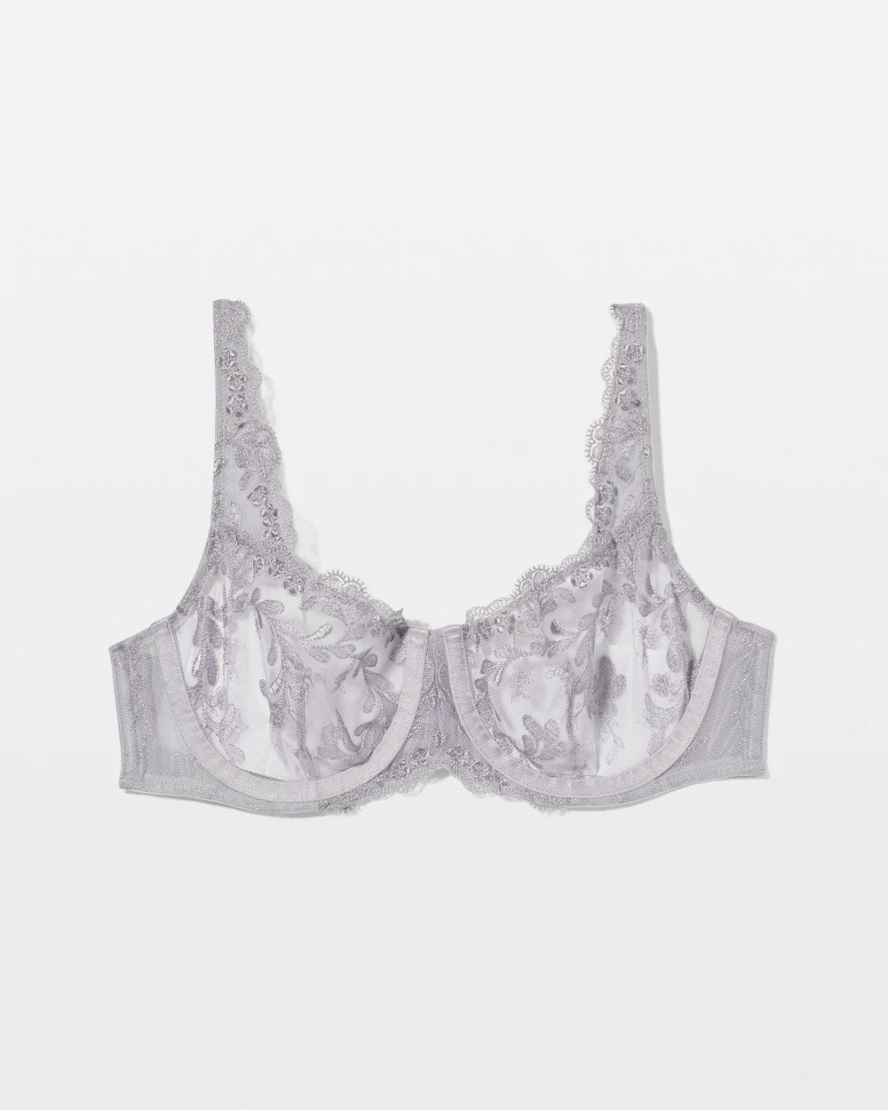 Sensuous Embroidery Balconette Bra