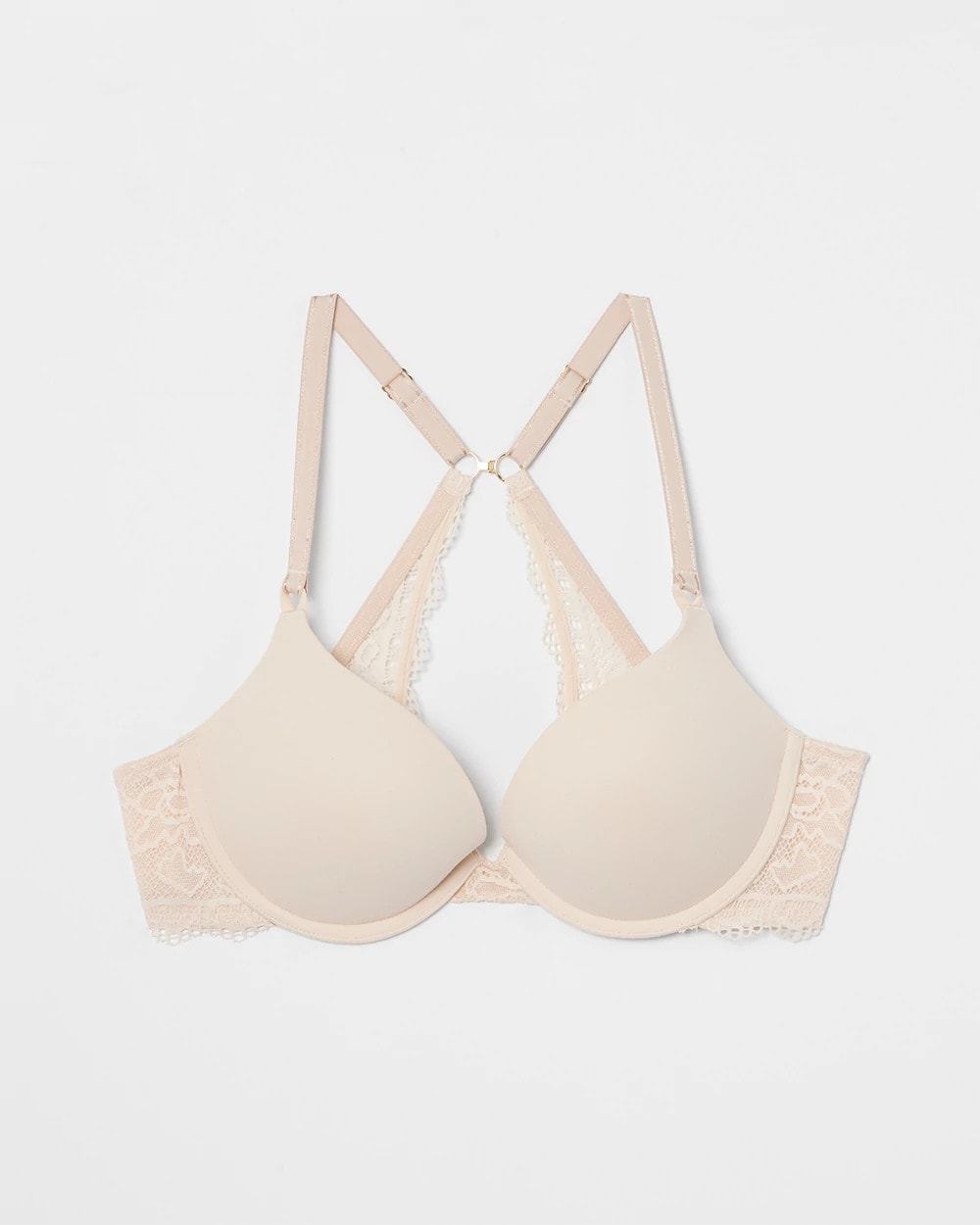 Push-Up Plunge Bra with Lace