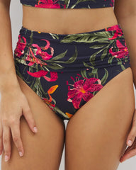 Soma Swim Ruched High-Waist Bikini Bottom