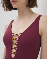 Let's Get Knotty Lace Down One Piece
