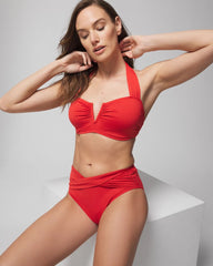 Twist-Front Bikini Bottoms